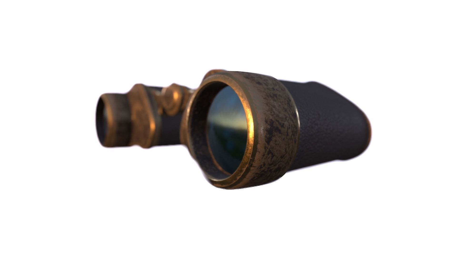 Binoculars Low-poly 3D model Low-poly 3D model_13