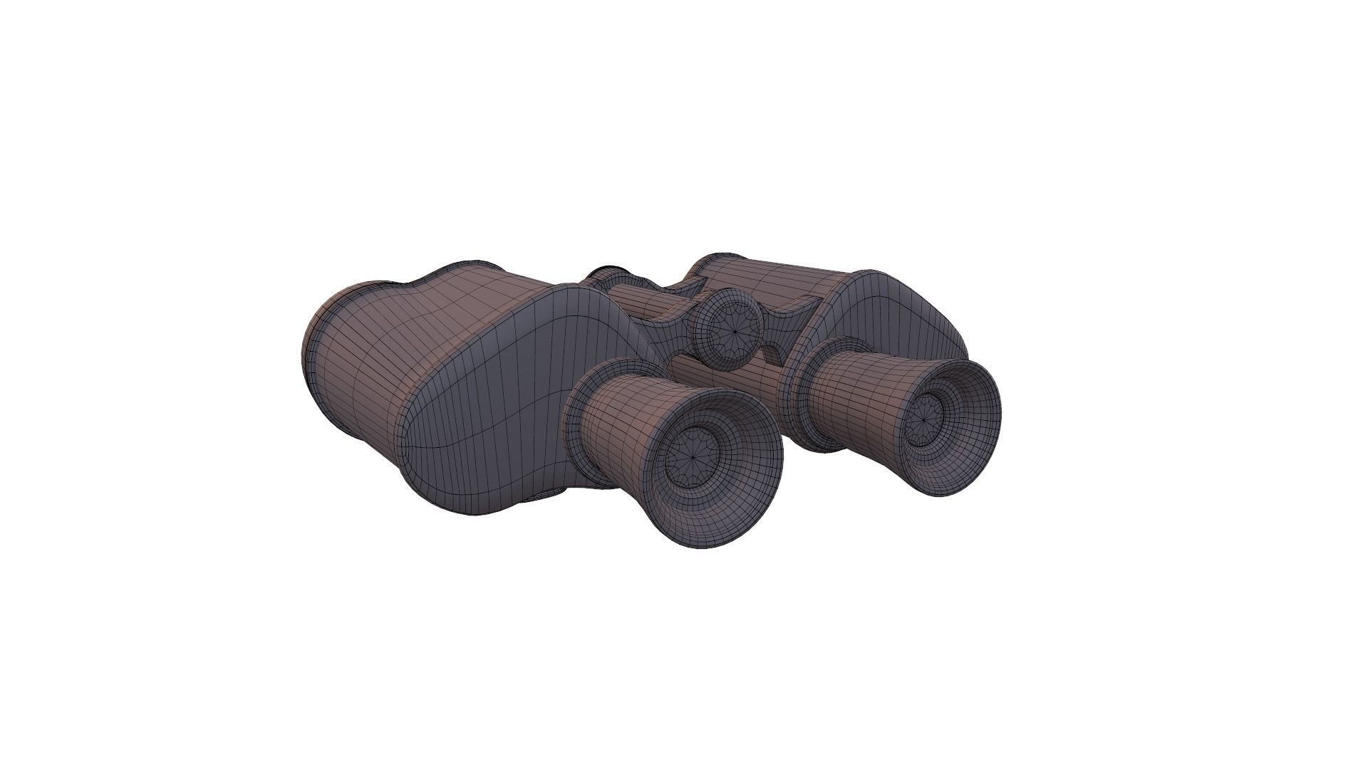 Binoculars Low-poly 3D model Low-poly 3D model_28