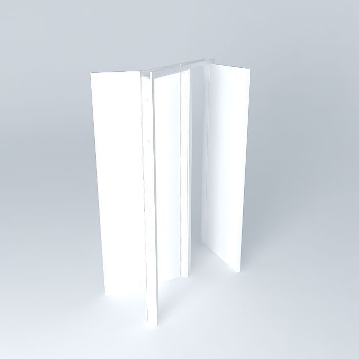 doors for 3' wall Free 3D model_1