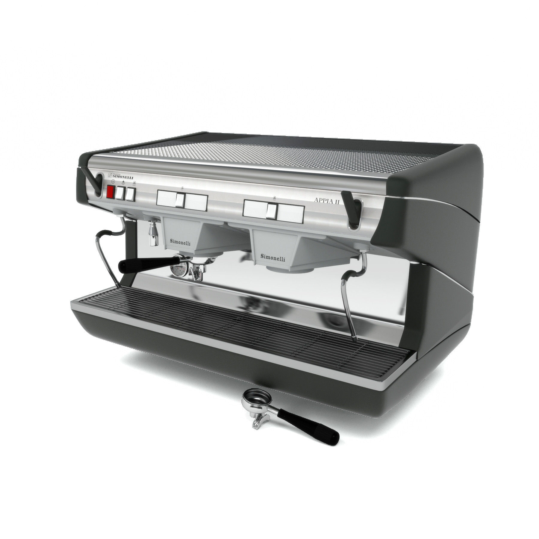 Coffee Machine Nuova Simonelli Appia II 3D model_1