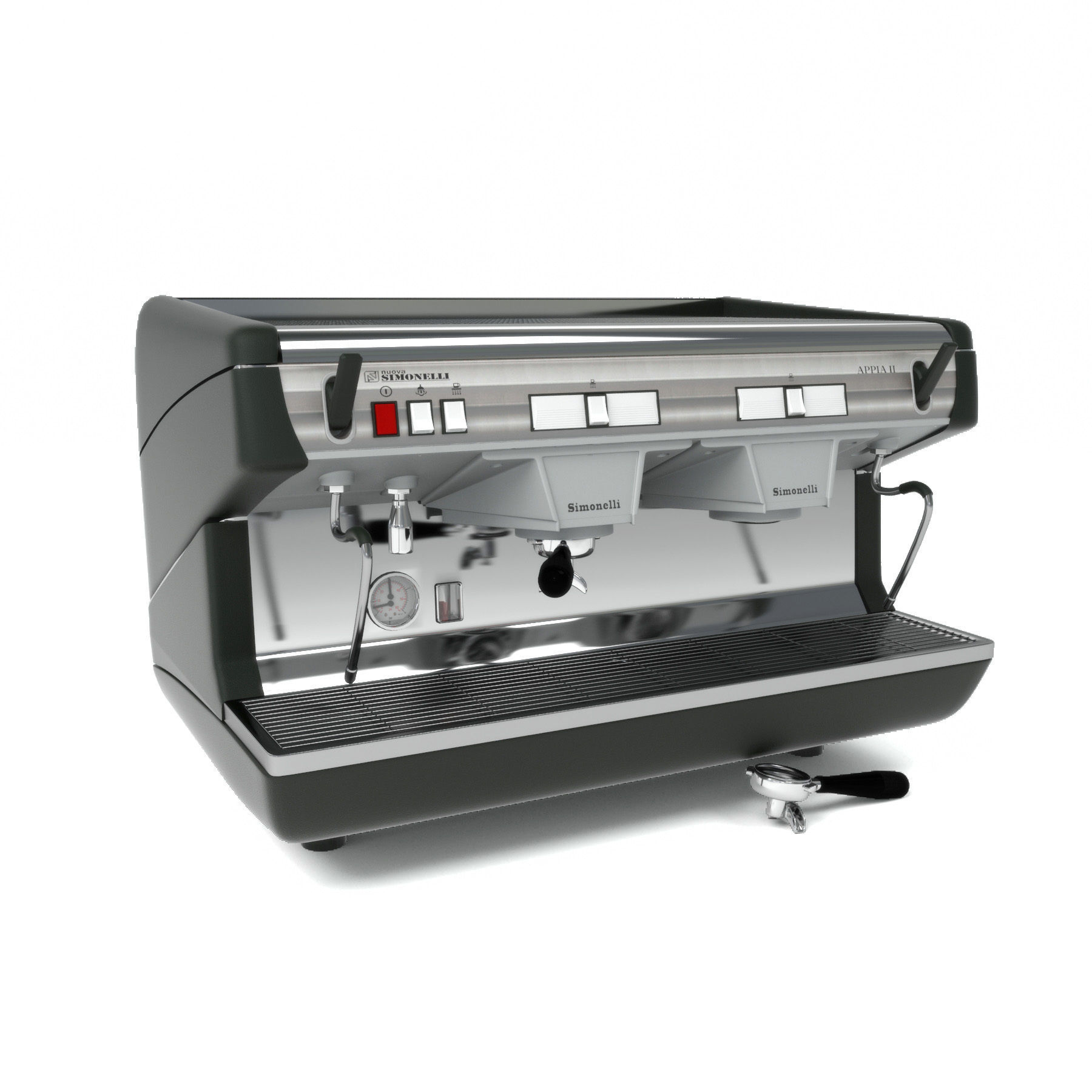 Coffee Machine Nuova Simonelli Appia II 3D model_0