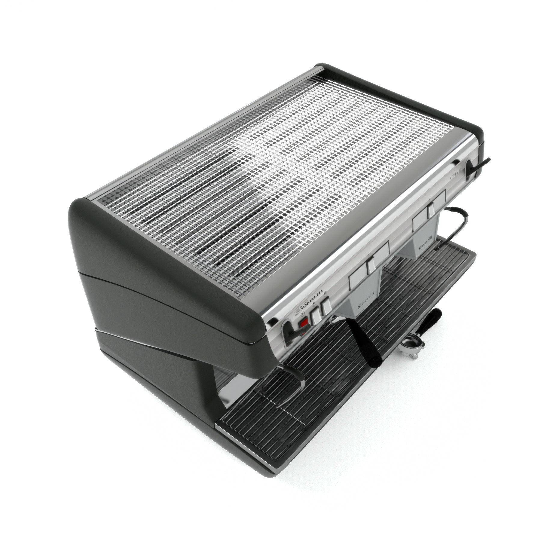 Coffee Machine Nuova Simonelli Appia II 3D model_2