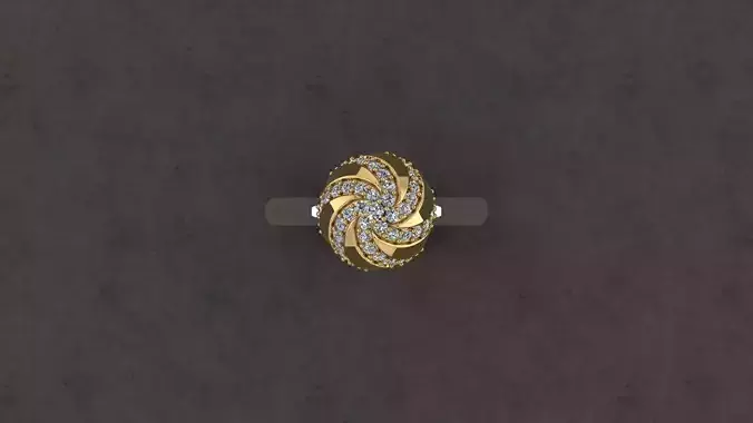 Fantasy Ring 3D print model