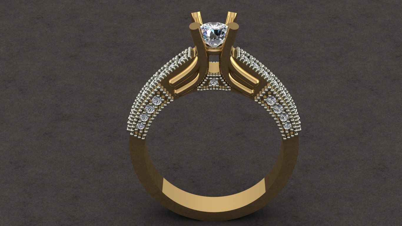 Single Stone  3D print model_1