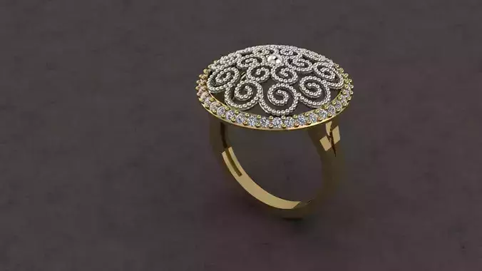  Fantasy Ring 3D print model