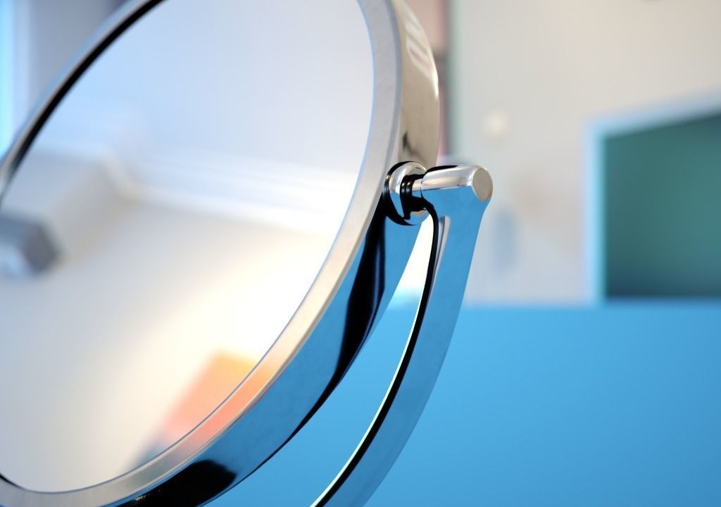 Table Mirror 3D model_1