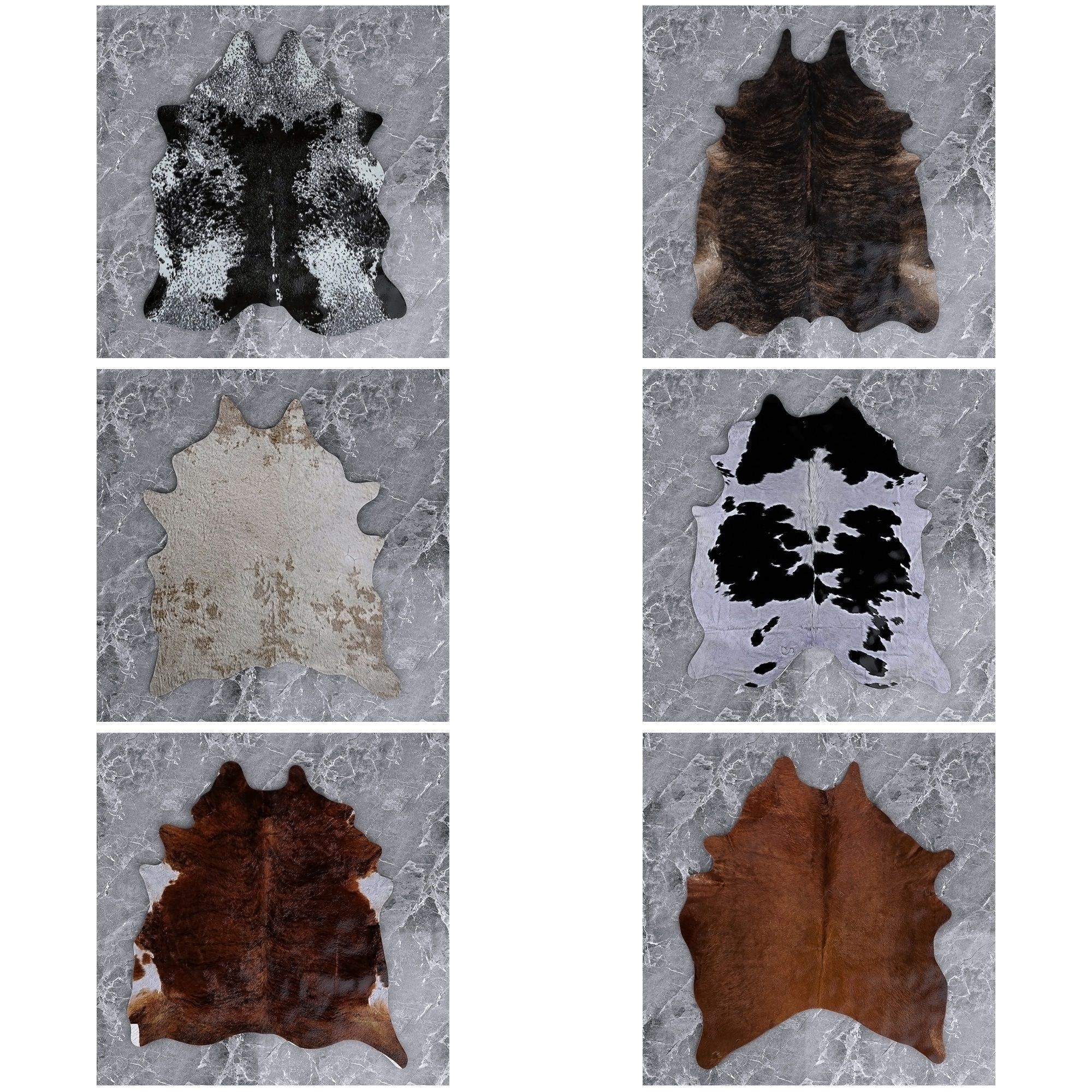 13 Animal Skin Carpets Low-poly 3D model_3