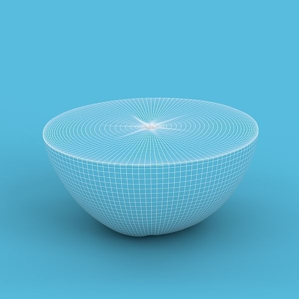 Orange Half 3D model_6