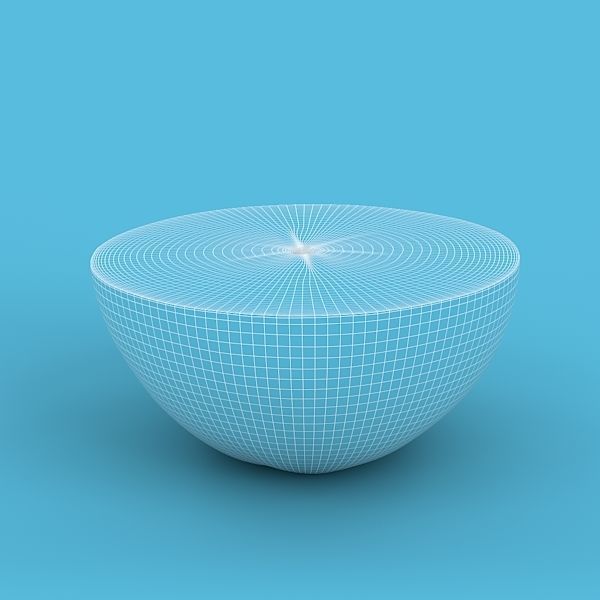 Orange Half 3D model_10