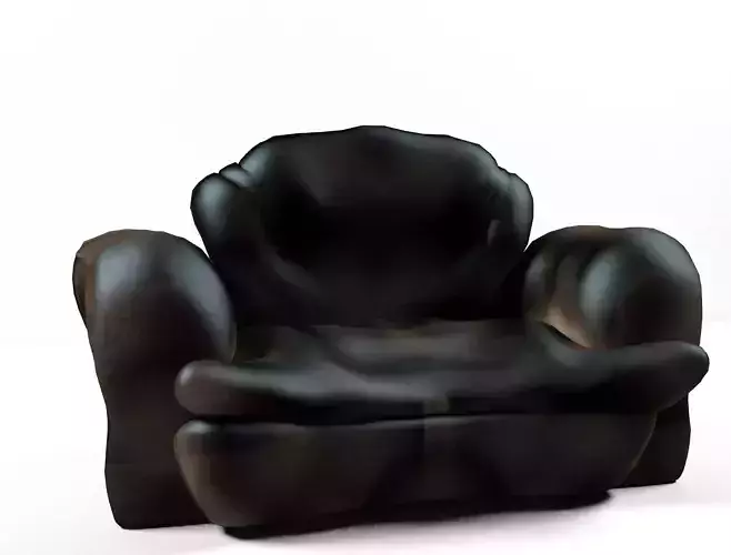 leather sofa 3D model