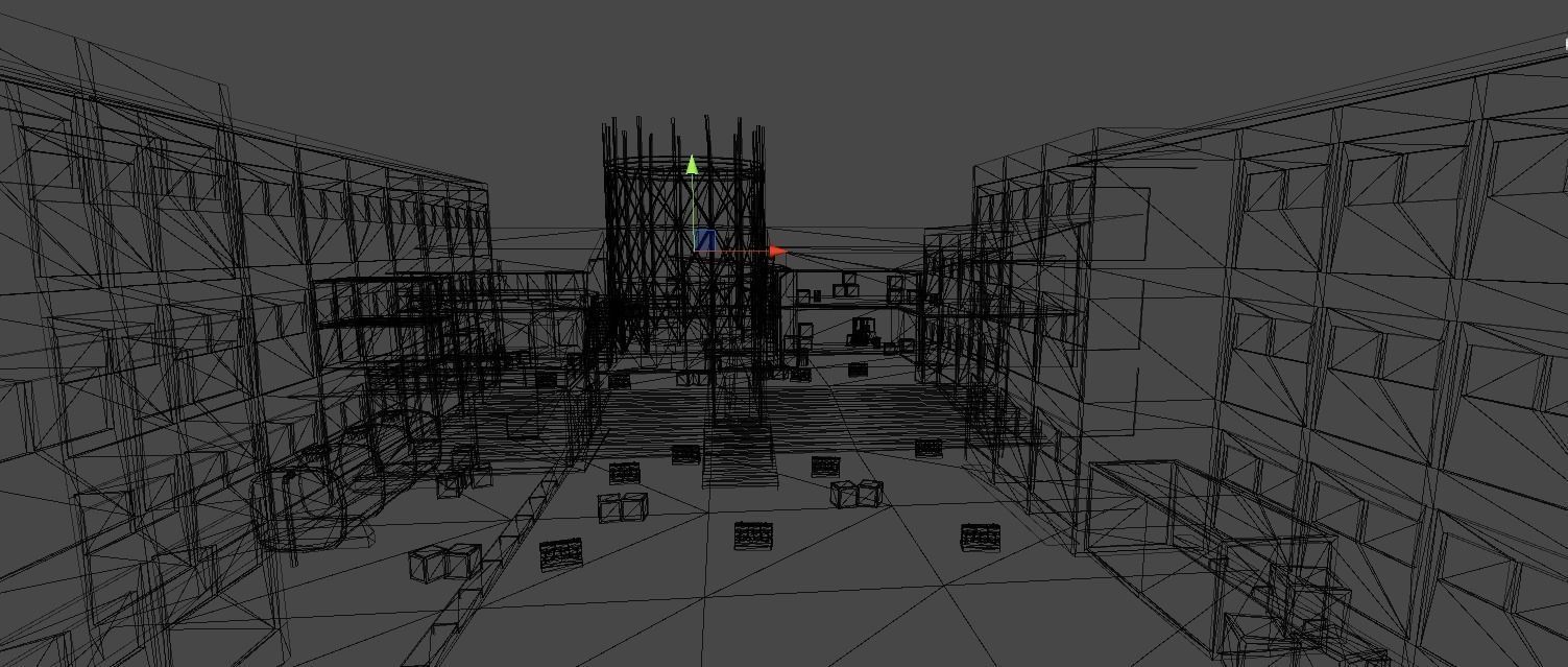 Town Environment Low-poly 3D model_7