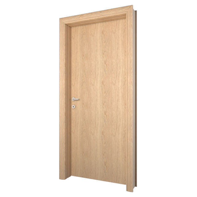 3D Model interior door in oak 3D model_5