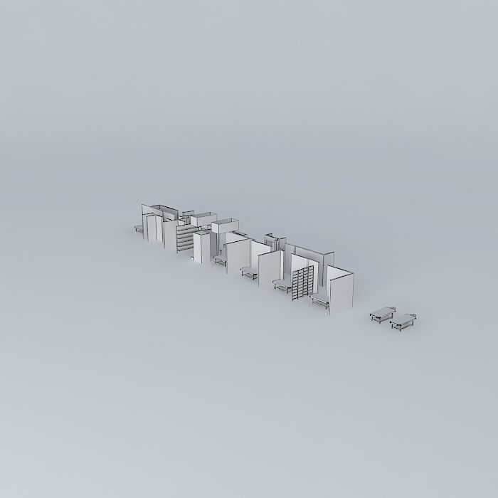 130 building Free 3D model_4