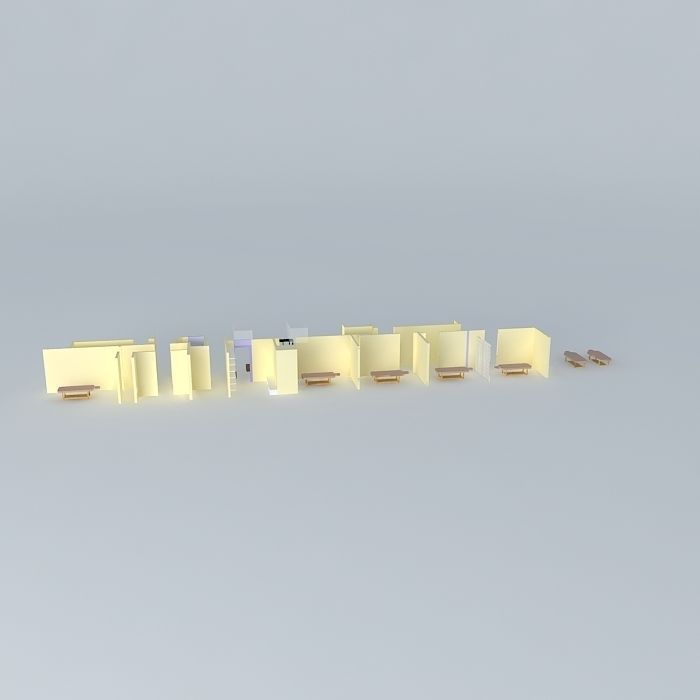 130 building Free 3D model_2