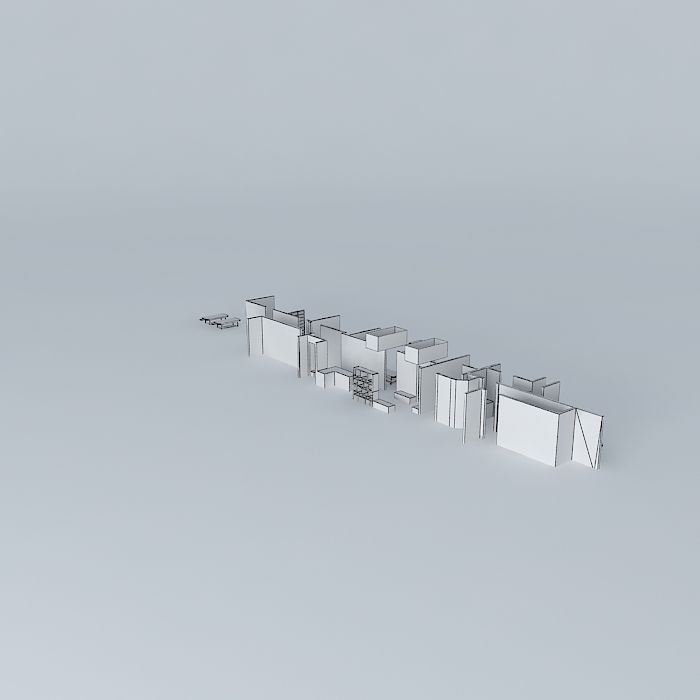130 building Free 3D model_3
