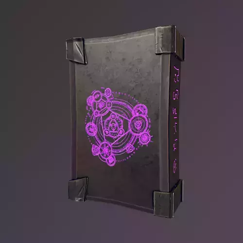 Spell Book Low-poly 3D model