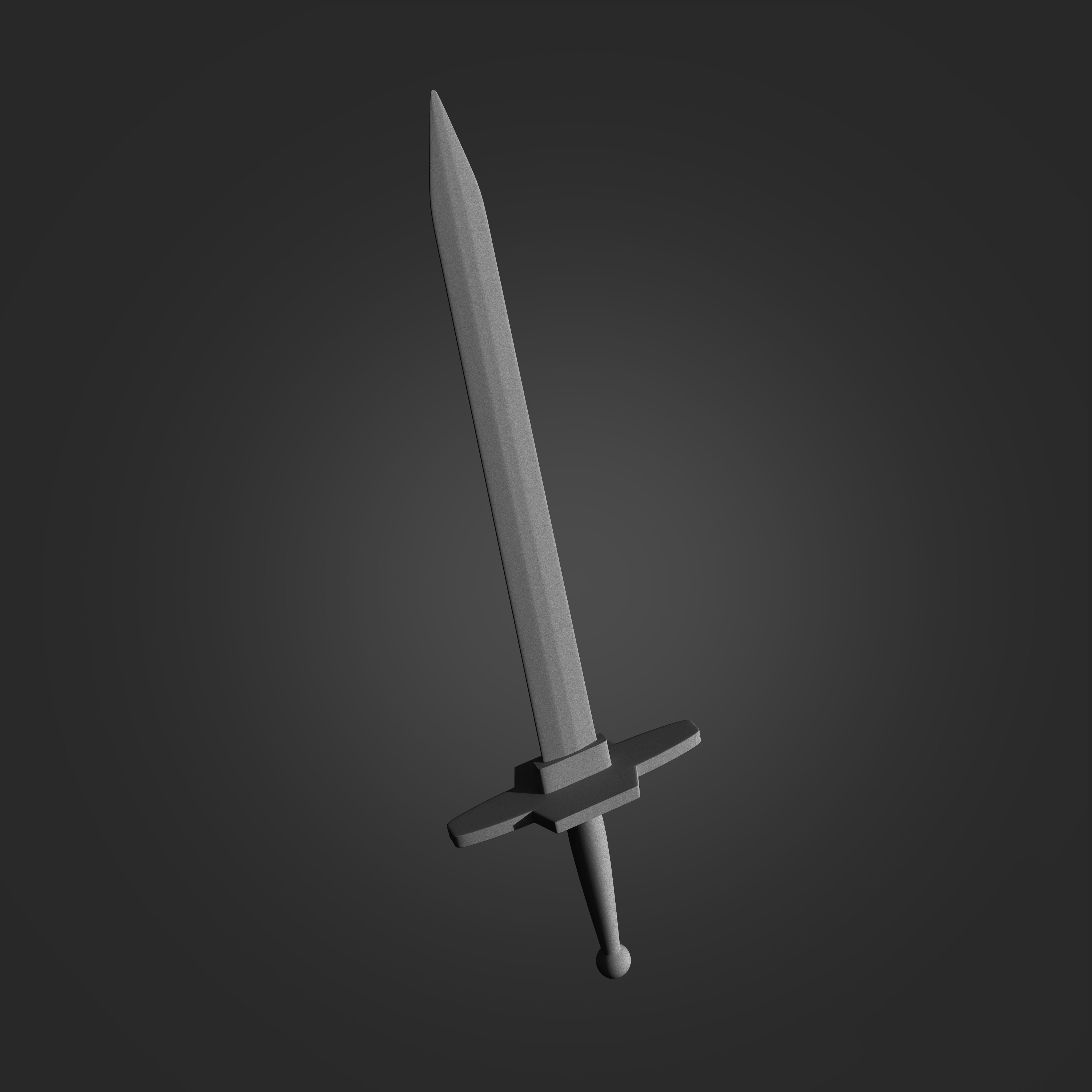 Masamune Sword from Chrono Trigger 3D print model_1