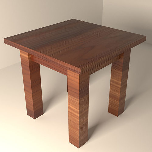 End Table Low-poly 3D model