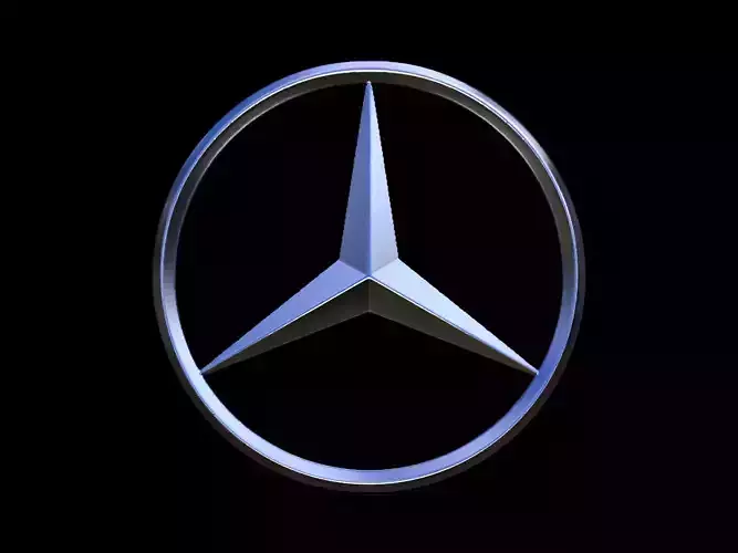 Mercedes Benz Car Logo Free 3D model
