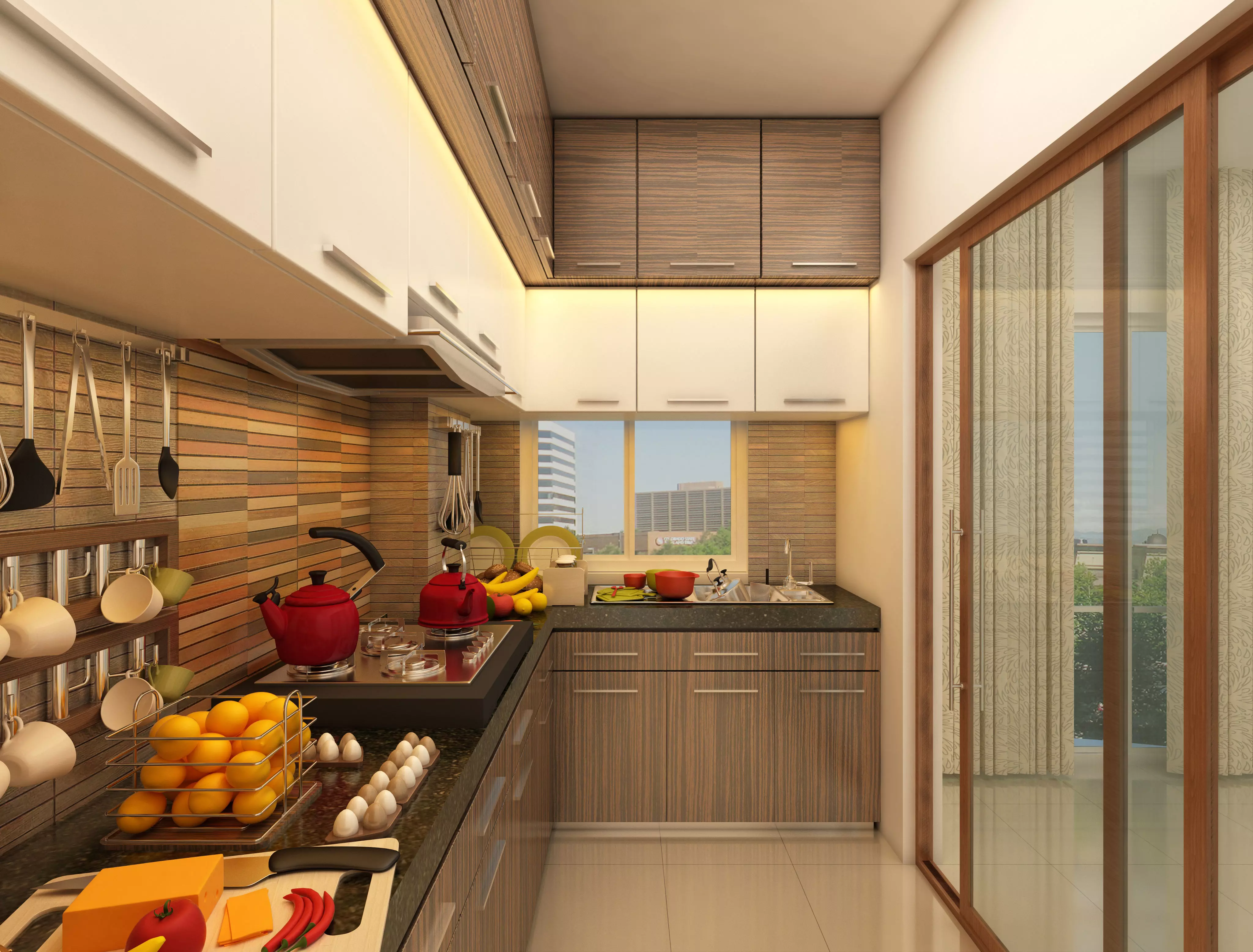 Kitchen Interior Free 3D model