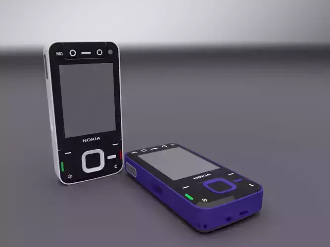 Nokia N Series N81 3d model 