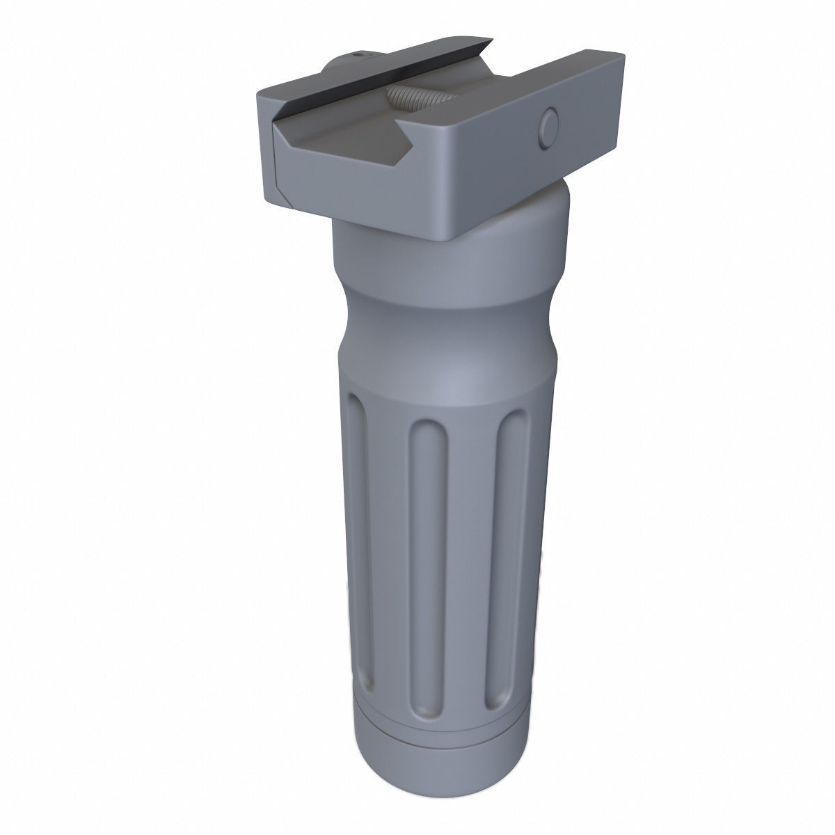 Vertical Foregrip Set-01 Low-poly 3D model_13