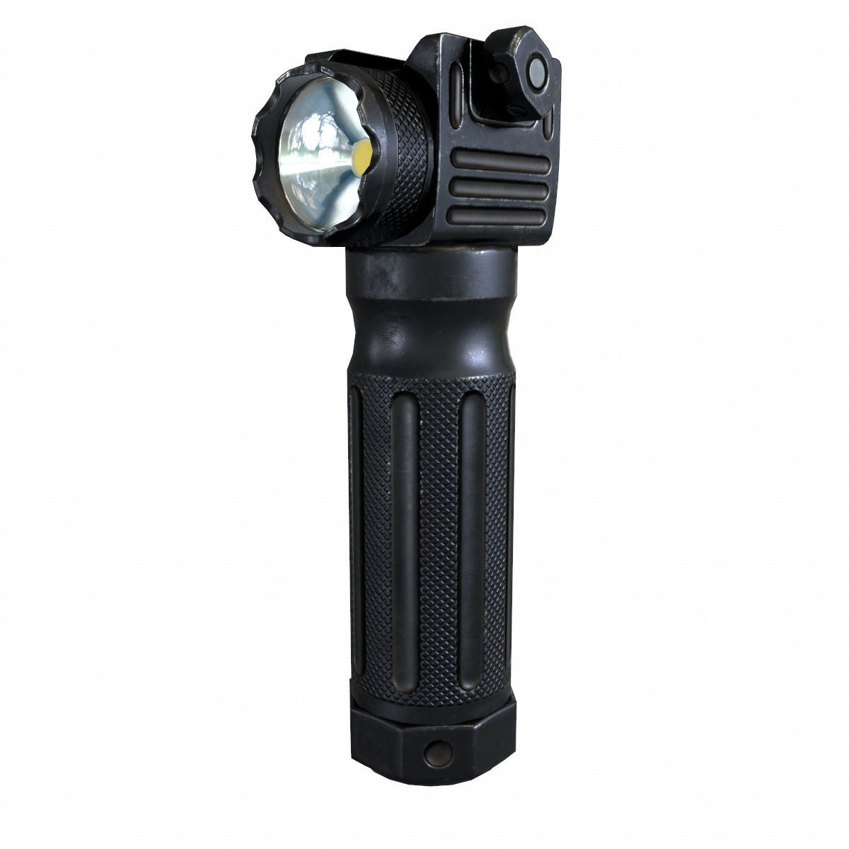 Vertical Foregrip Set-01 Low-poly 3D model_4