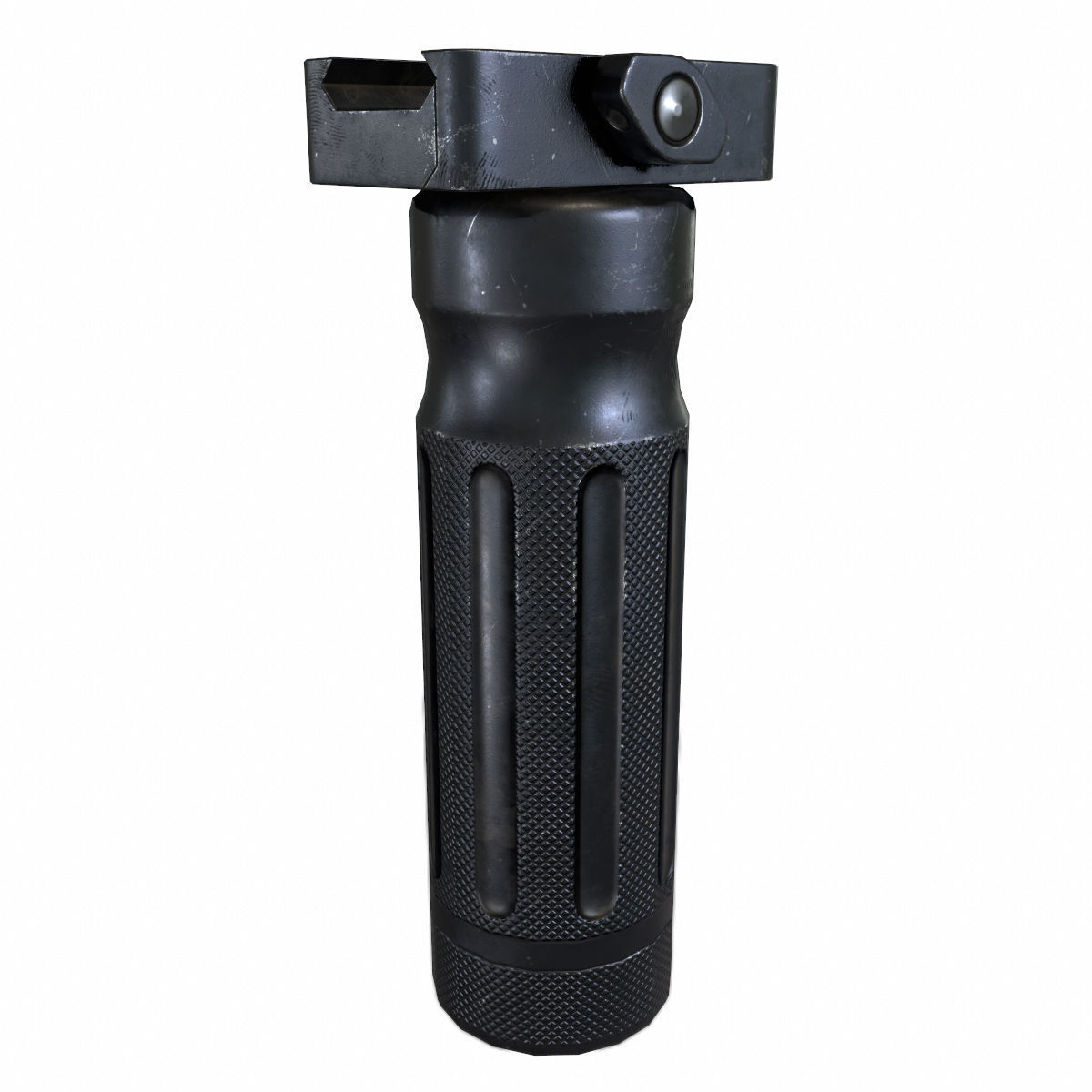 Vertical Foregrip Set-01 Low-poly 3D model_9