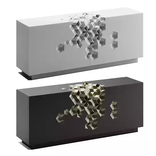 Quasicabinet cube sideboard 3D model