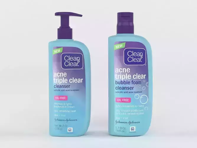Clean and Clear Acne Triple Clear 3D model