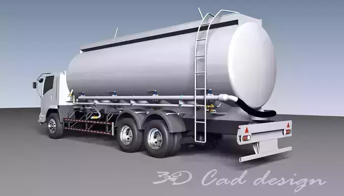 Truck Cement Powder 3D model