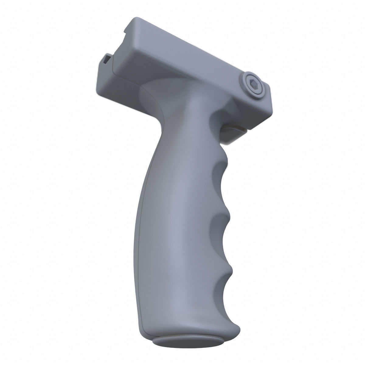 Vertical Foregrip Set-02 Low-poly 3D model_14