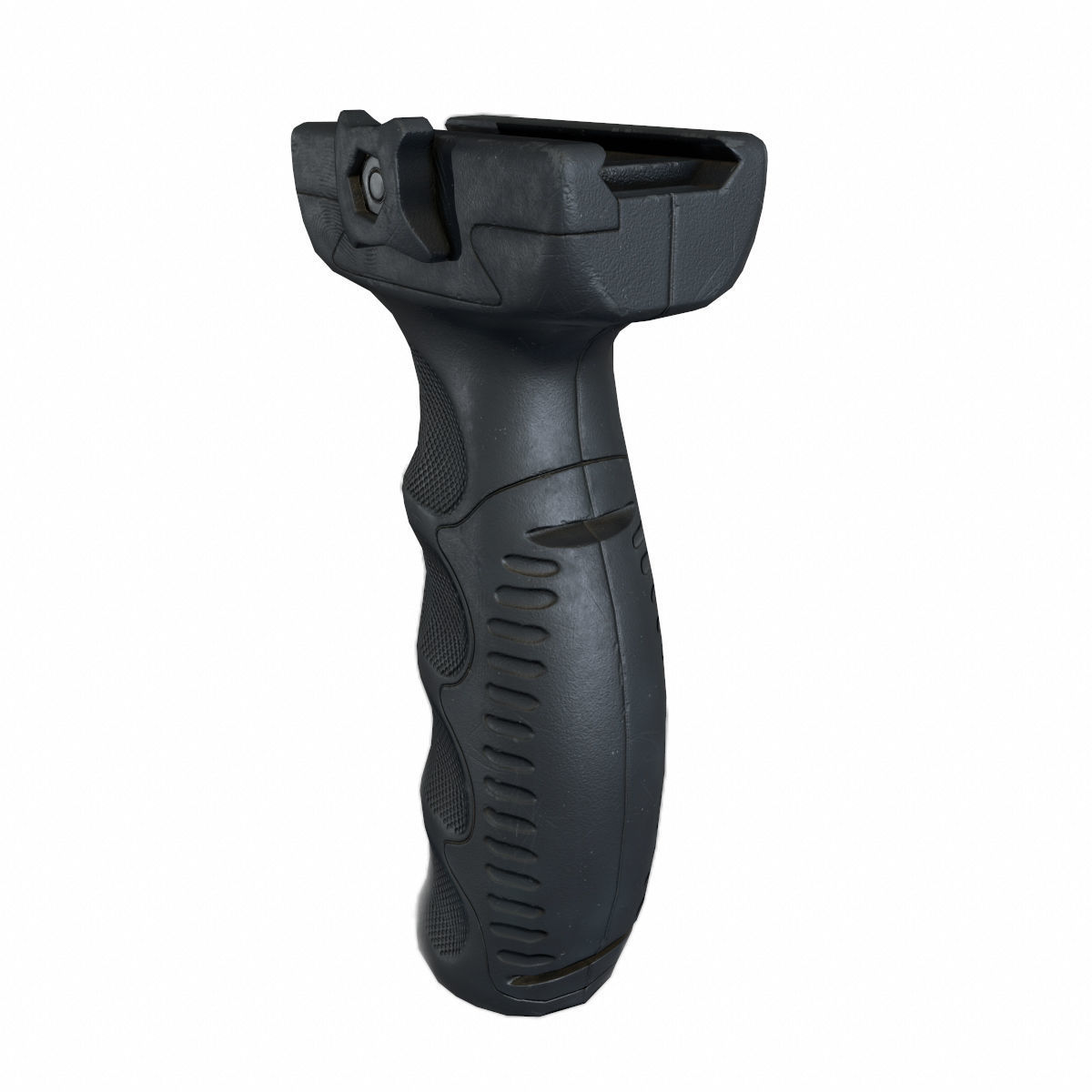 Vertical Foregrip Set-02 Low-poly 3D model_7