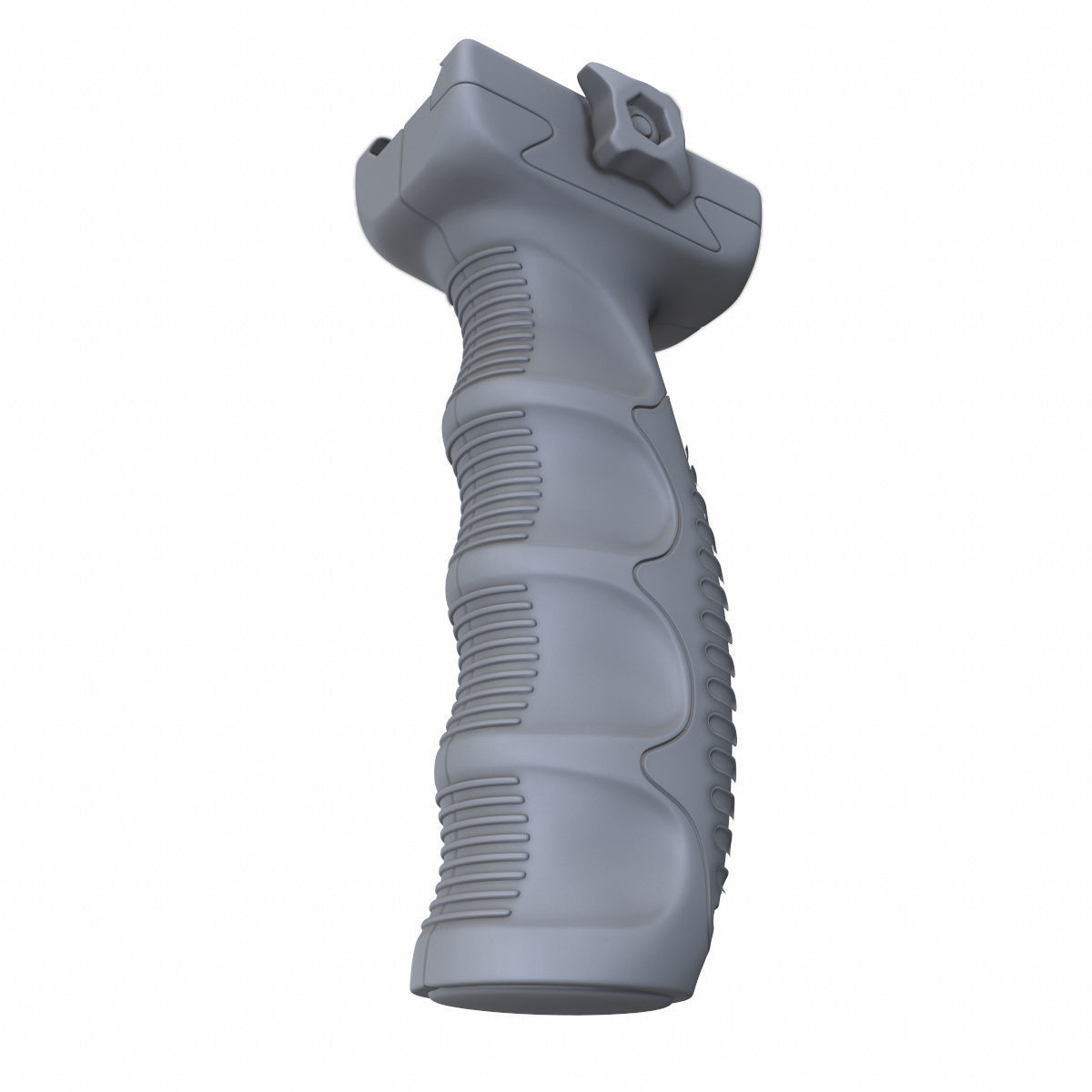 Vertical Foregrip Set-02 Low-poly 3D model_15