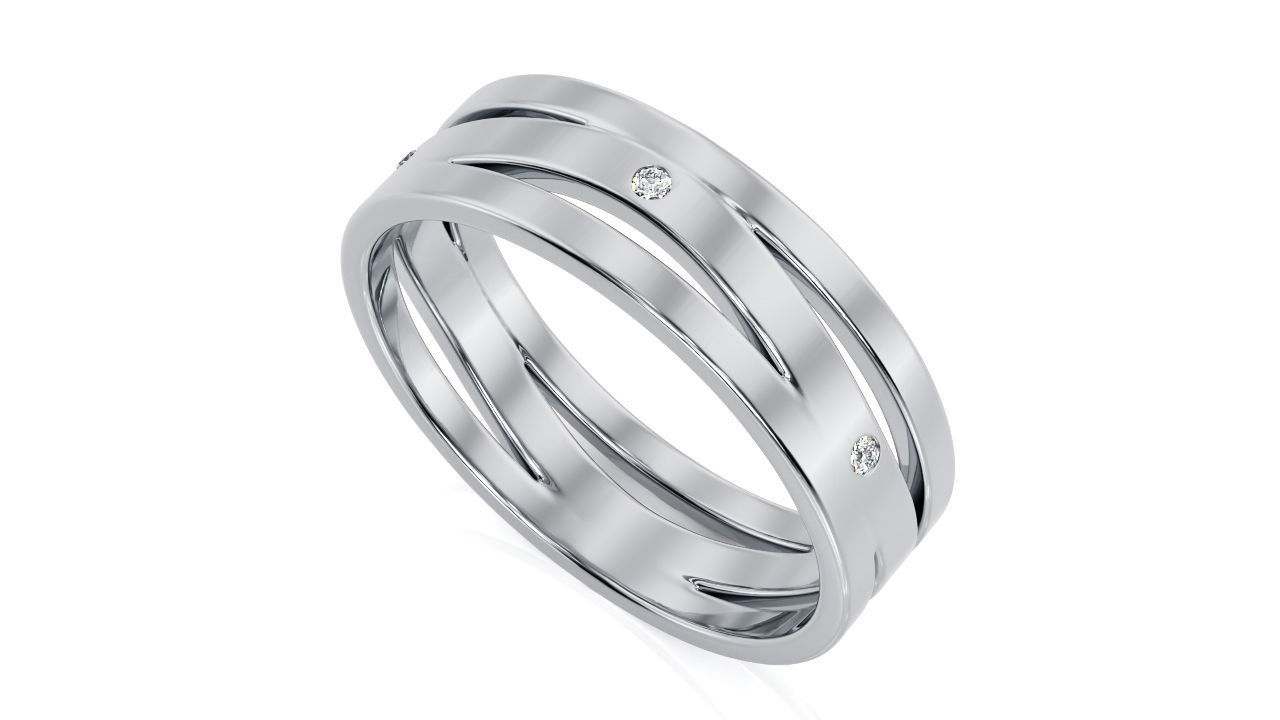 Ring Band R 0035 3D print model_1