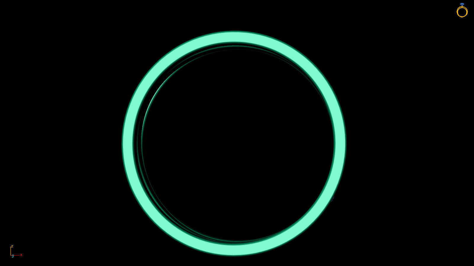 Ring Band R 0035 3D print model_7