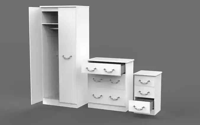 Bedroom Furniture Set - Antique Style