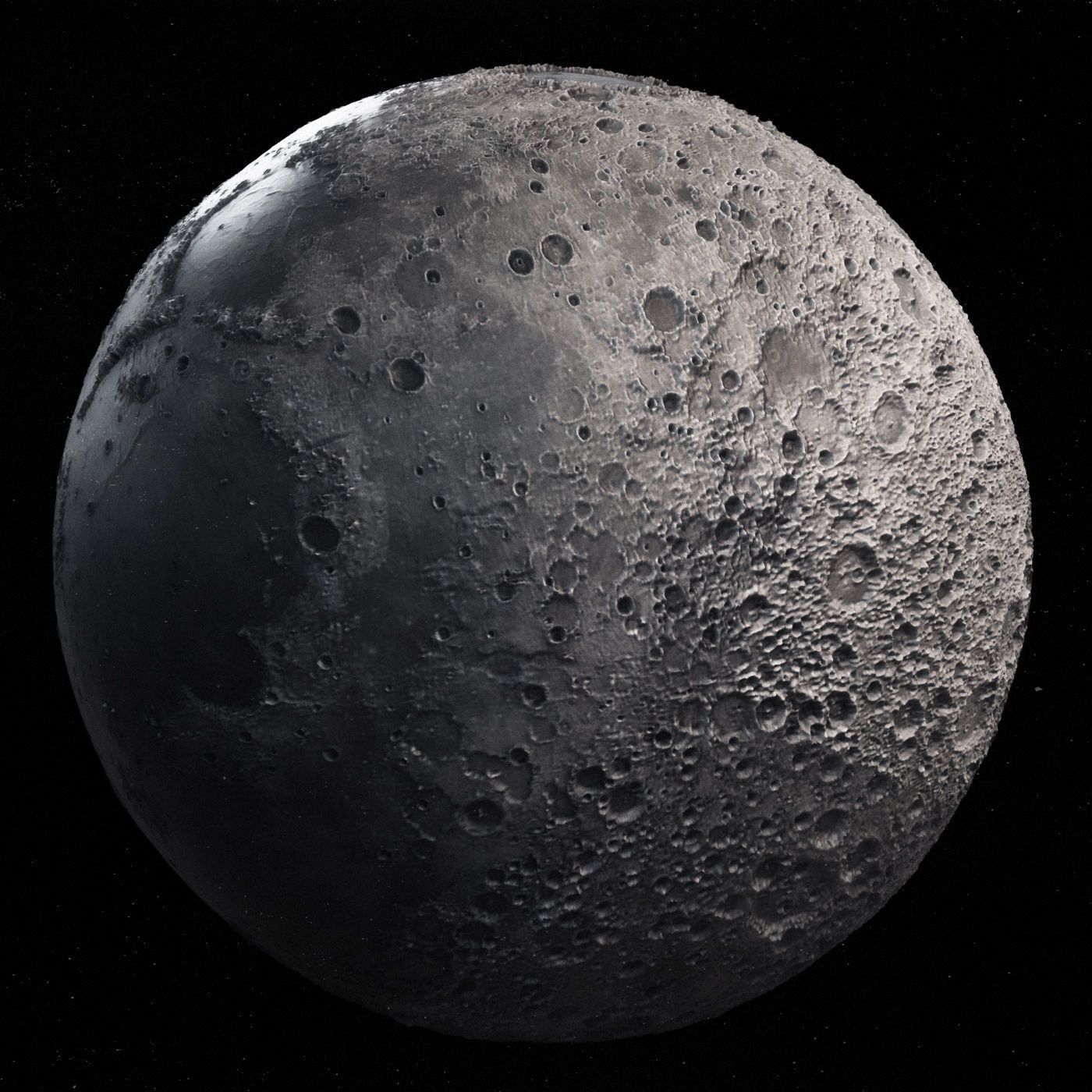 Moon High Poly
