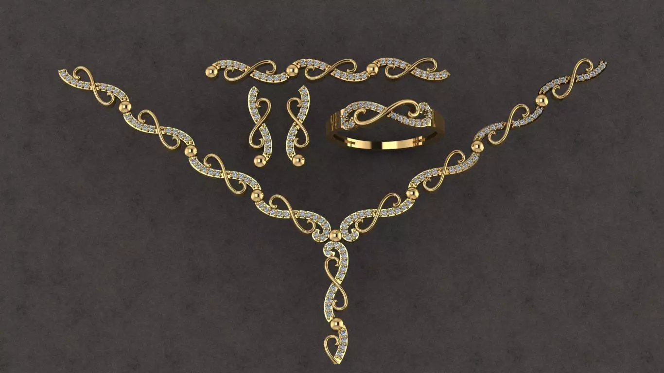 Mini Set beautiful 3D print model_0