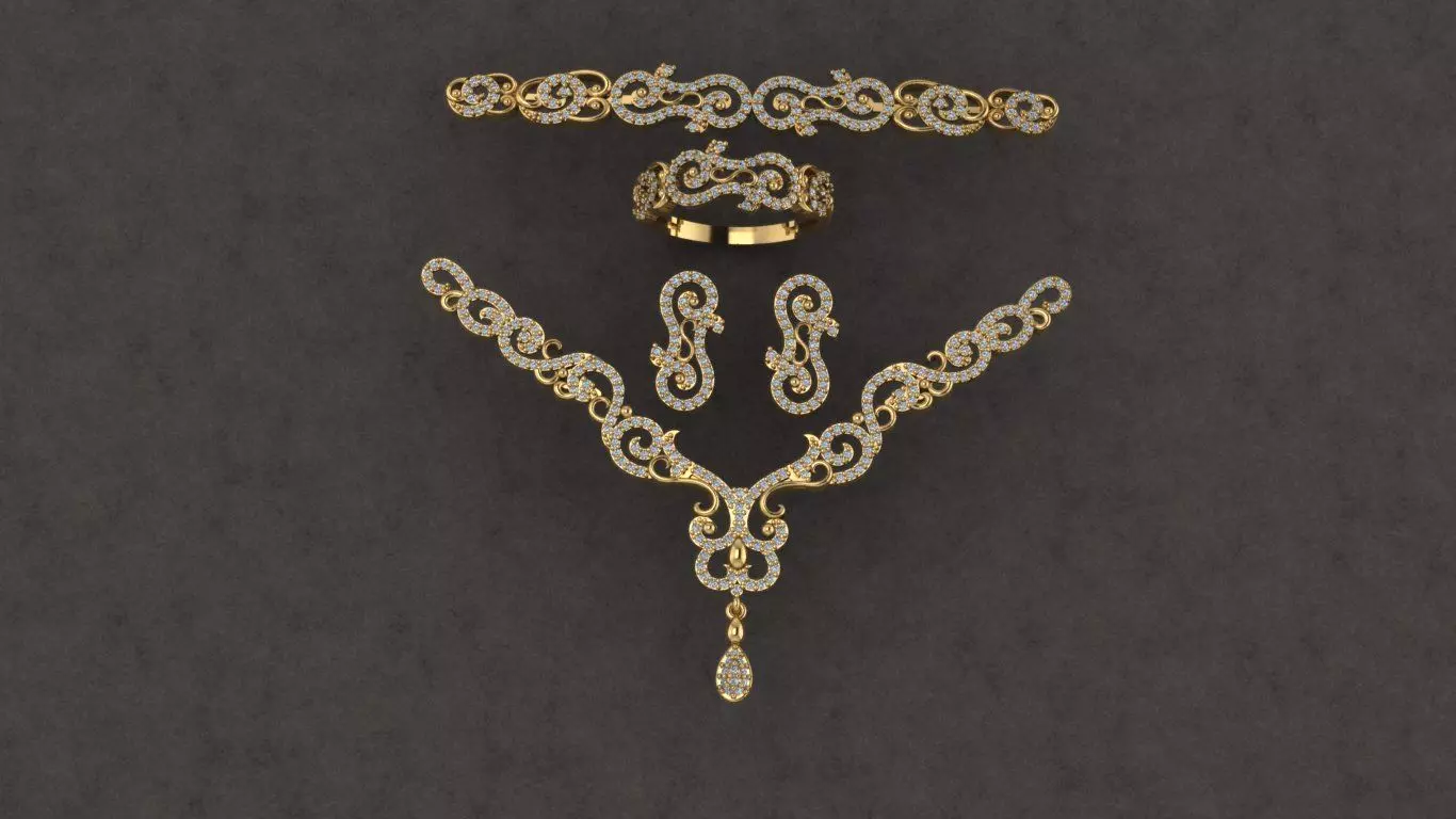 Mini Set beautiful 3D print model_0