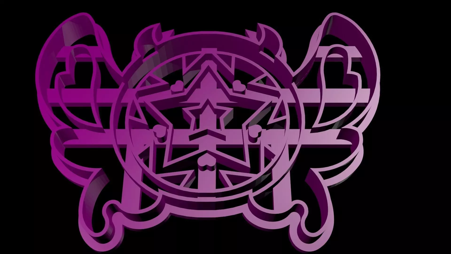 Magic Wang of Star vs The Force of Evil Cookie Cutter 3D print model
