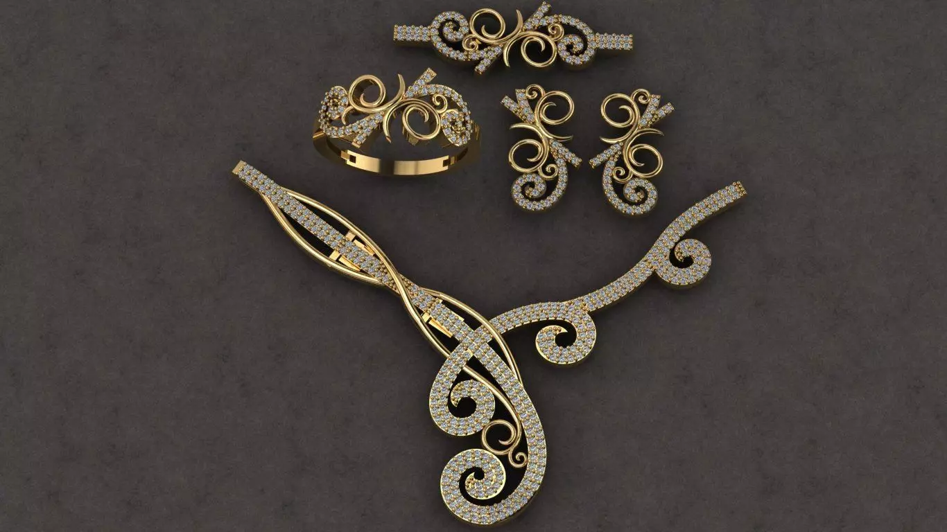 Mini Set beautiful 3D print model_0