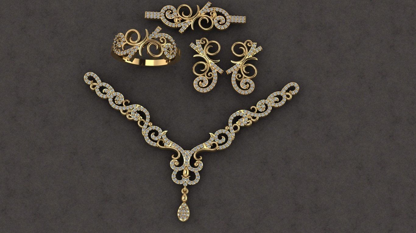 Mini Set beautiful 3D print model_1