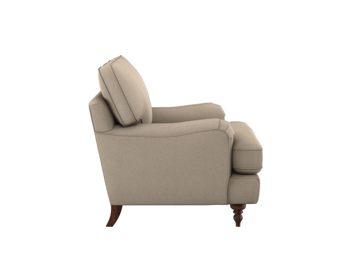 Realistic Sofa Collection Arm Chair and Two Seat Sofa 3D model 3D model_6