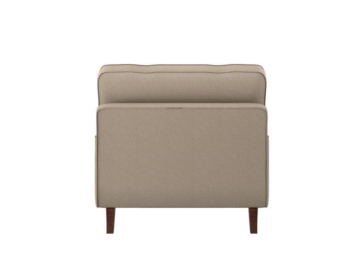 Realistic Sofa Collection Arm Chair and Two Seat Sofa 3D model 3D model_7