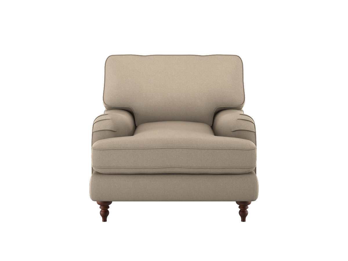 Realistic Sofa Collection Arm Chair and Two Seat Sofa 3D model 3D model_4