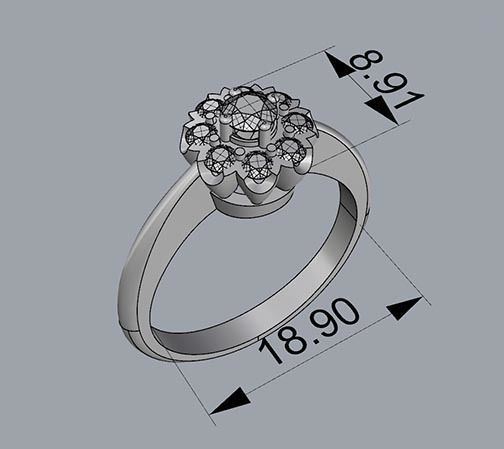WOMAN RING 3D print model_4