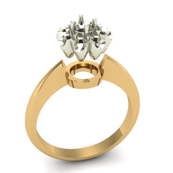 WOMAN RING 3D print model_3