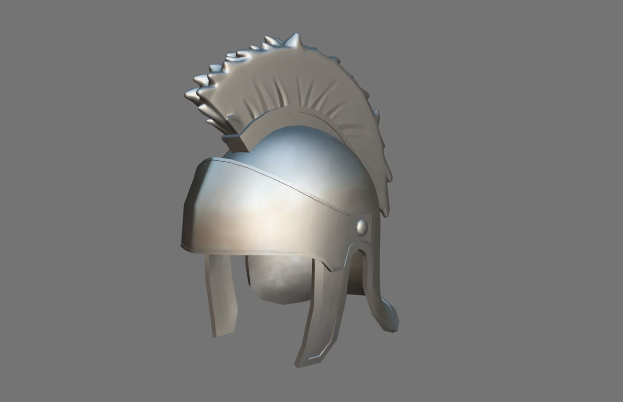 Roman Helmet  3D model_16