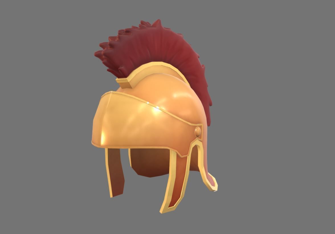 Roman Helmet  3D model_14